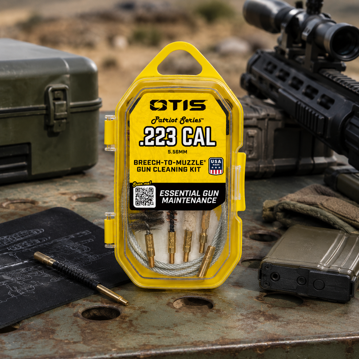 ערכת ניקוי OTIS Patriot לרובה 5.56 מ״מ – תמונה 2