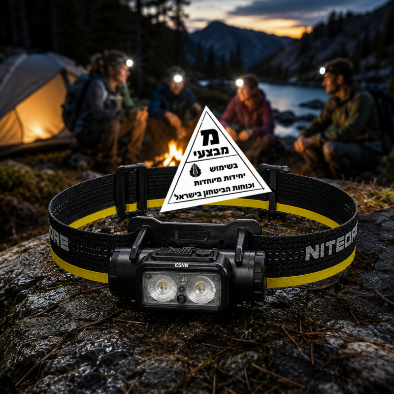 פנס ראש Nitecore לחיילים 1800 לומן NU53