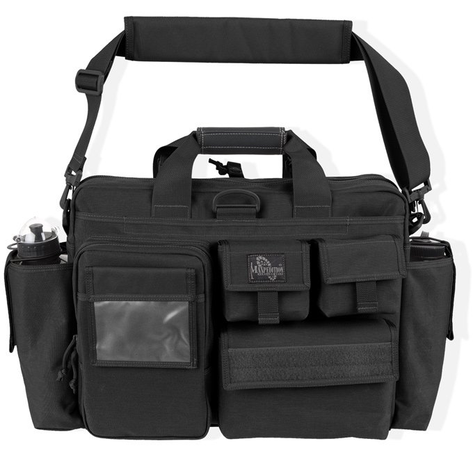 AGGRESSOR Tactical Attache 0612B – תיק צד טקטי בצבע שחור