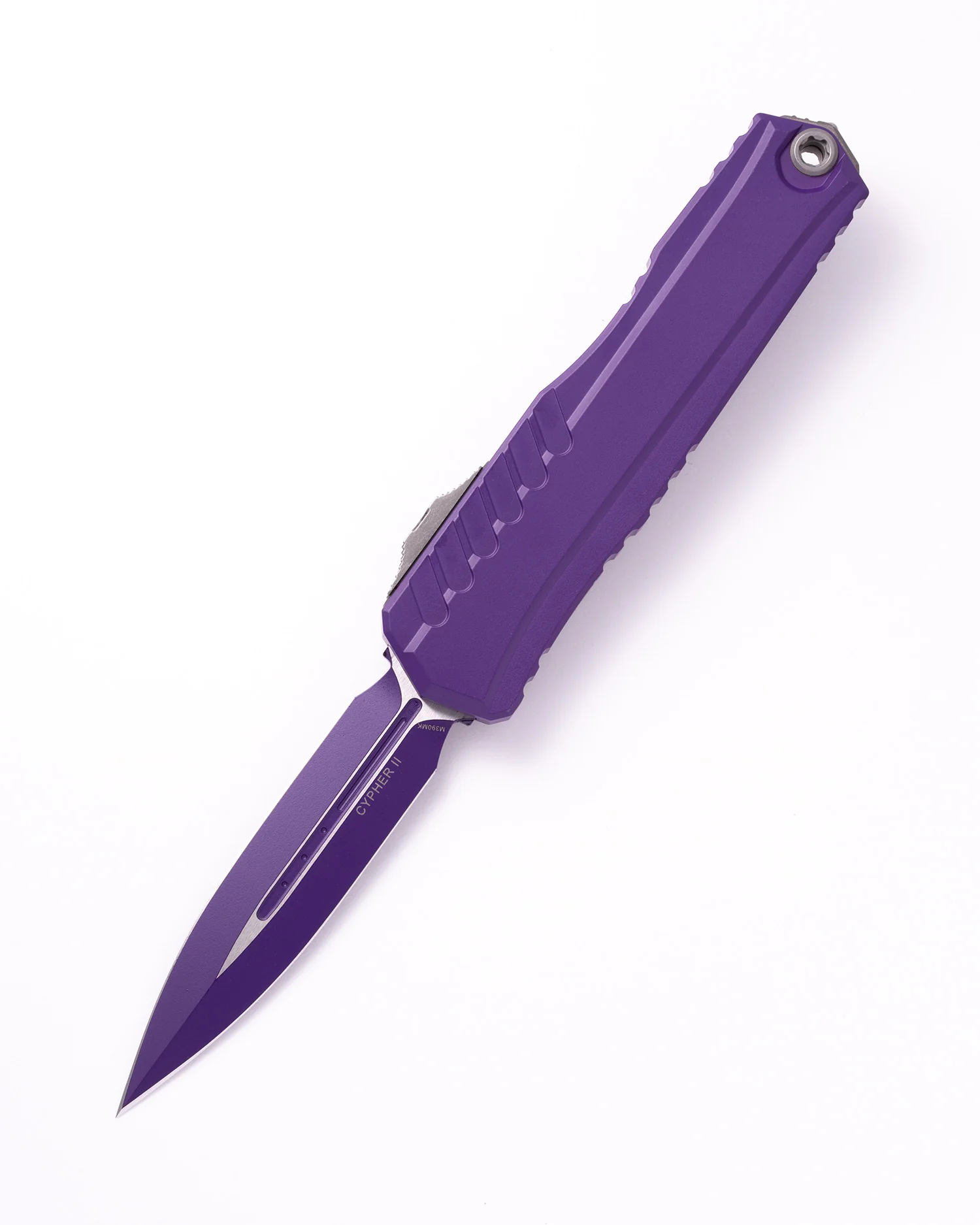 Microtech Cypher II D/E סכין אוטומטית OTF בציפוי סגול