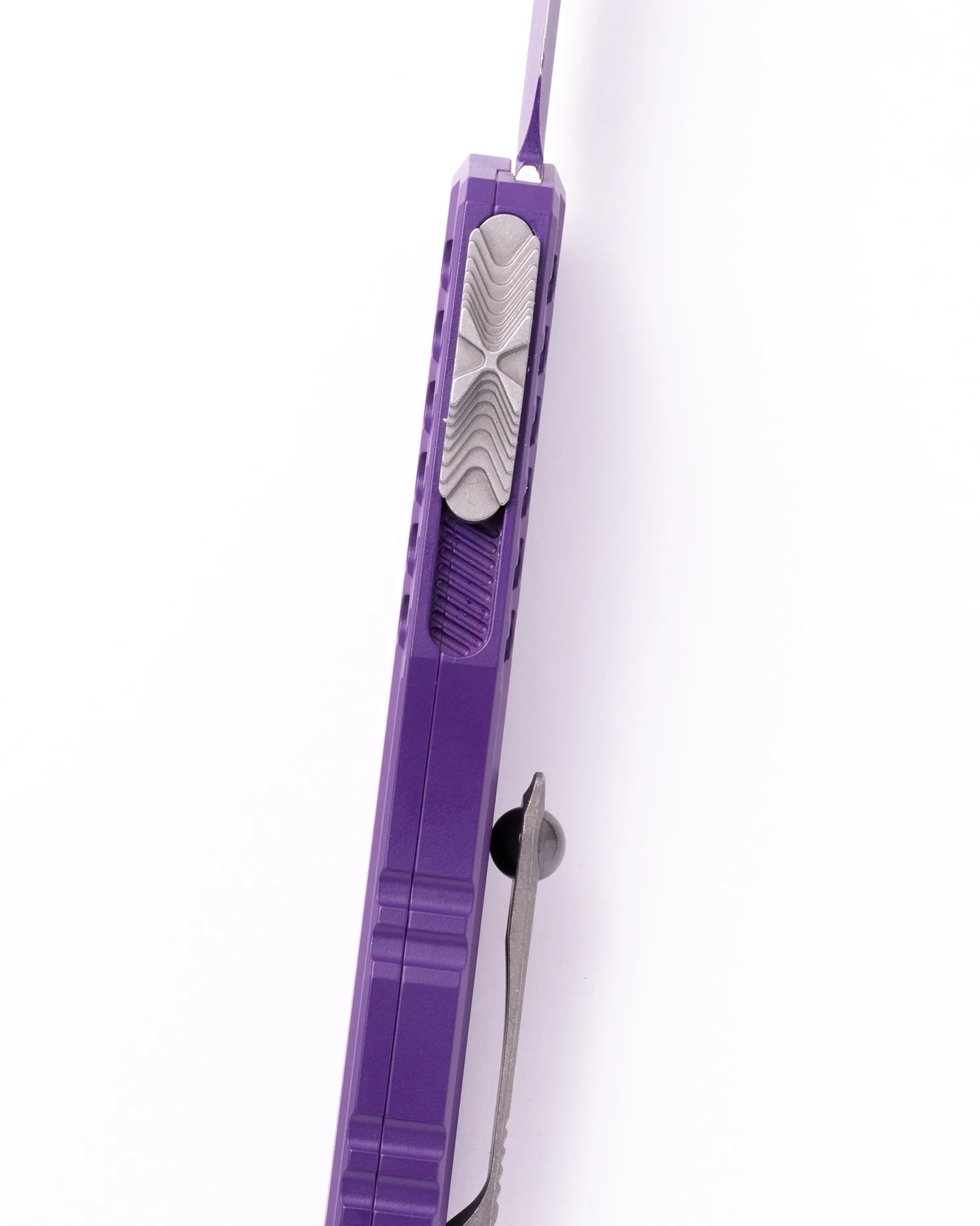 Microtech Cypher II D/E סכין אוטומטית OTF בציפוי סגול – תמונה 3