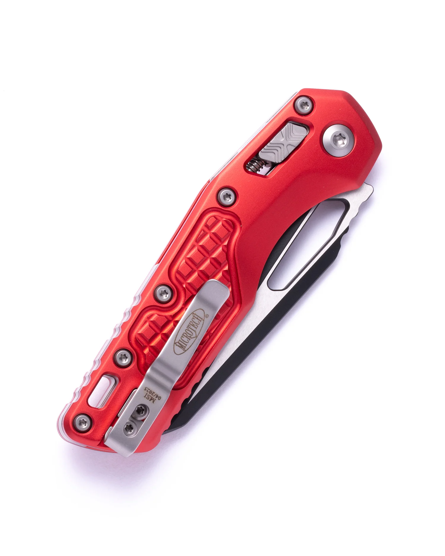 Microtech MSI Ram-LOK 210-1FRRD – אולר EDC בידית אדומה – תמונה 2