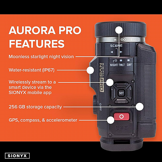 SIONYX Aurora PRO – אמצעי ראיית לילה דיגיטלי צבעוני – תמונה 15