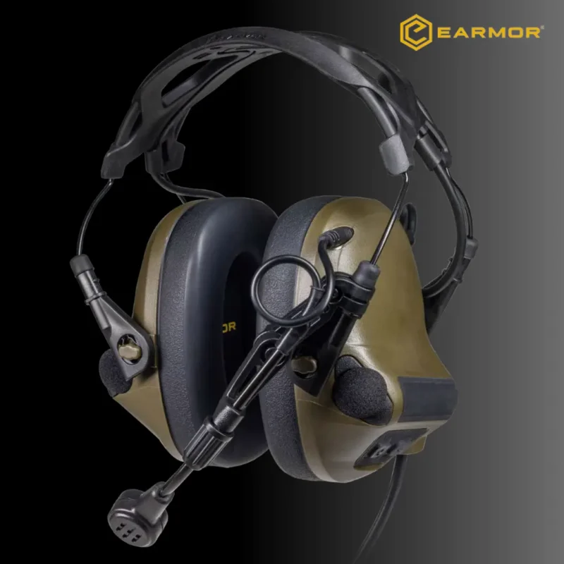מערכת קשר EARMOR M33 Pro כולל מתאם לקסדה צה״לית (שחר)