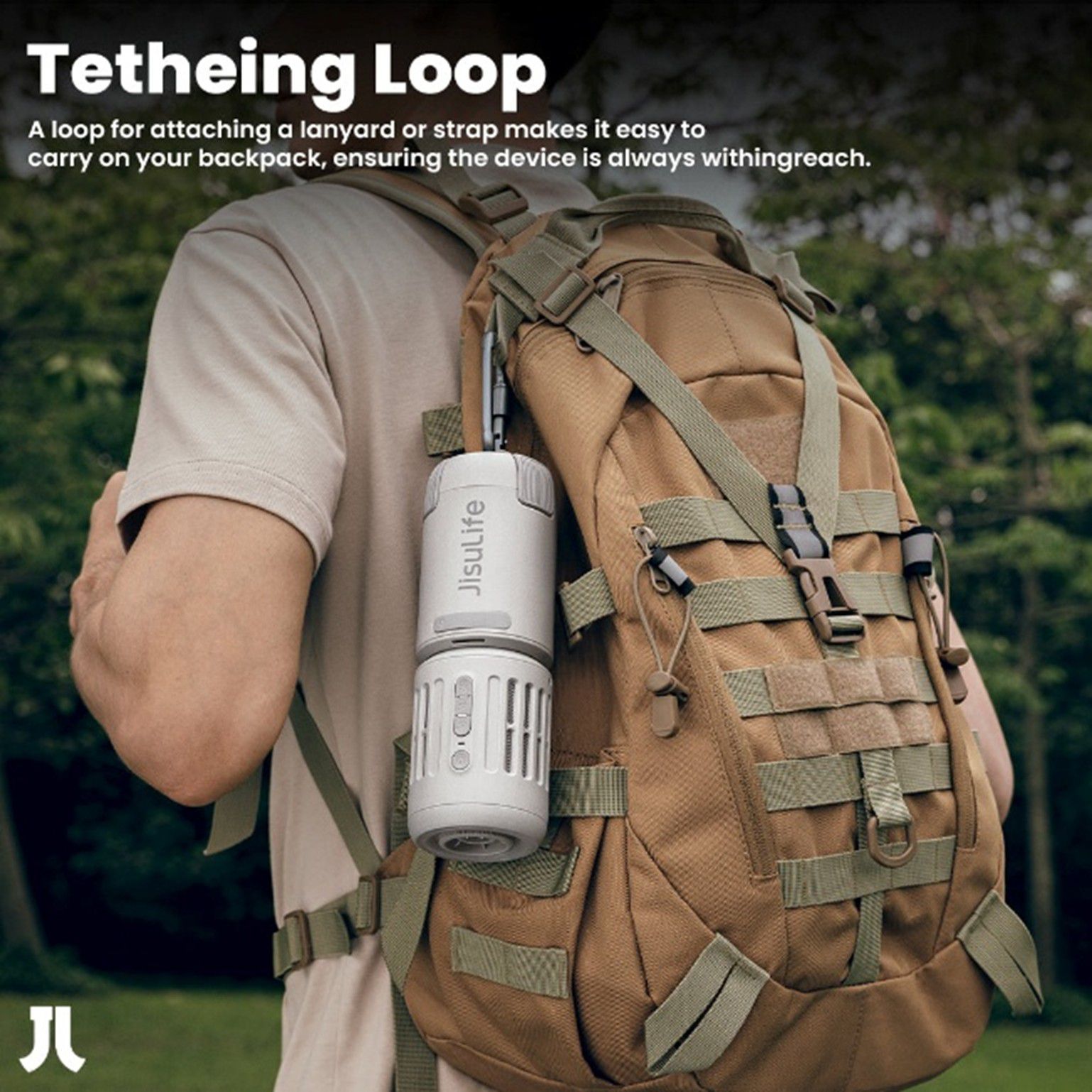מאוורר שטח עוצמתי JISULIFE OUTDOOR ULTRA1 – תמונה 5