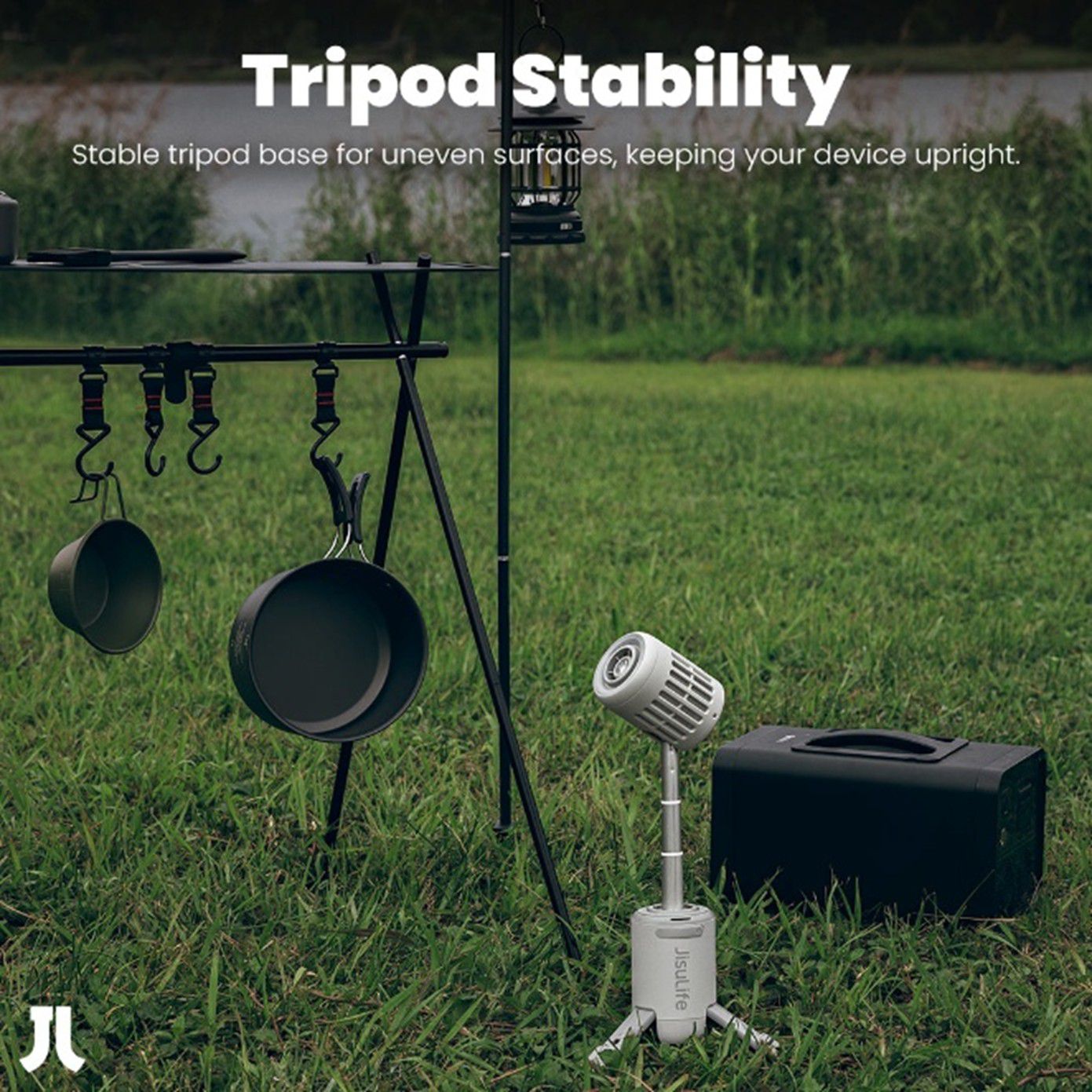 מאוורר שטח עוצמתי JISULIFE OUTDOOR ULTRA1 – תמונה 4